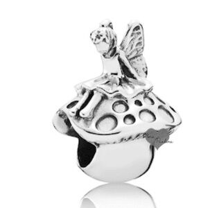 Pandora Silver Fairy Mushroom Charm